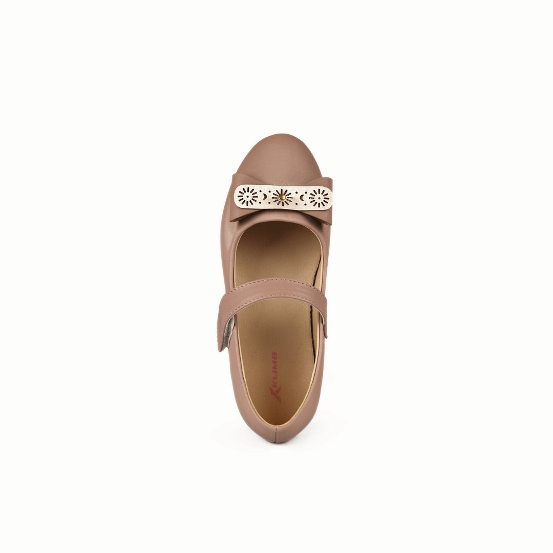 Odessa Girls Pump Shoes - Pink