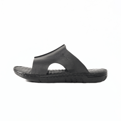 Intrigo Leather Summer Sandal - Black