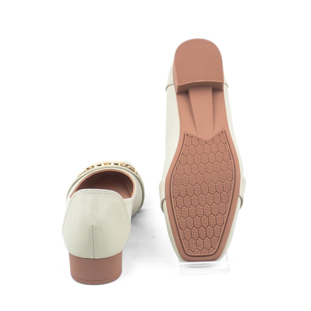 Ruth Pumpy Mid Heel - Paste