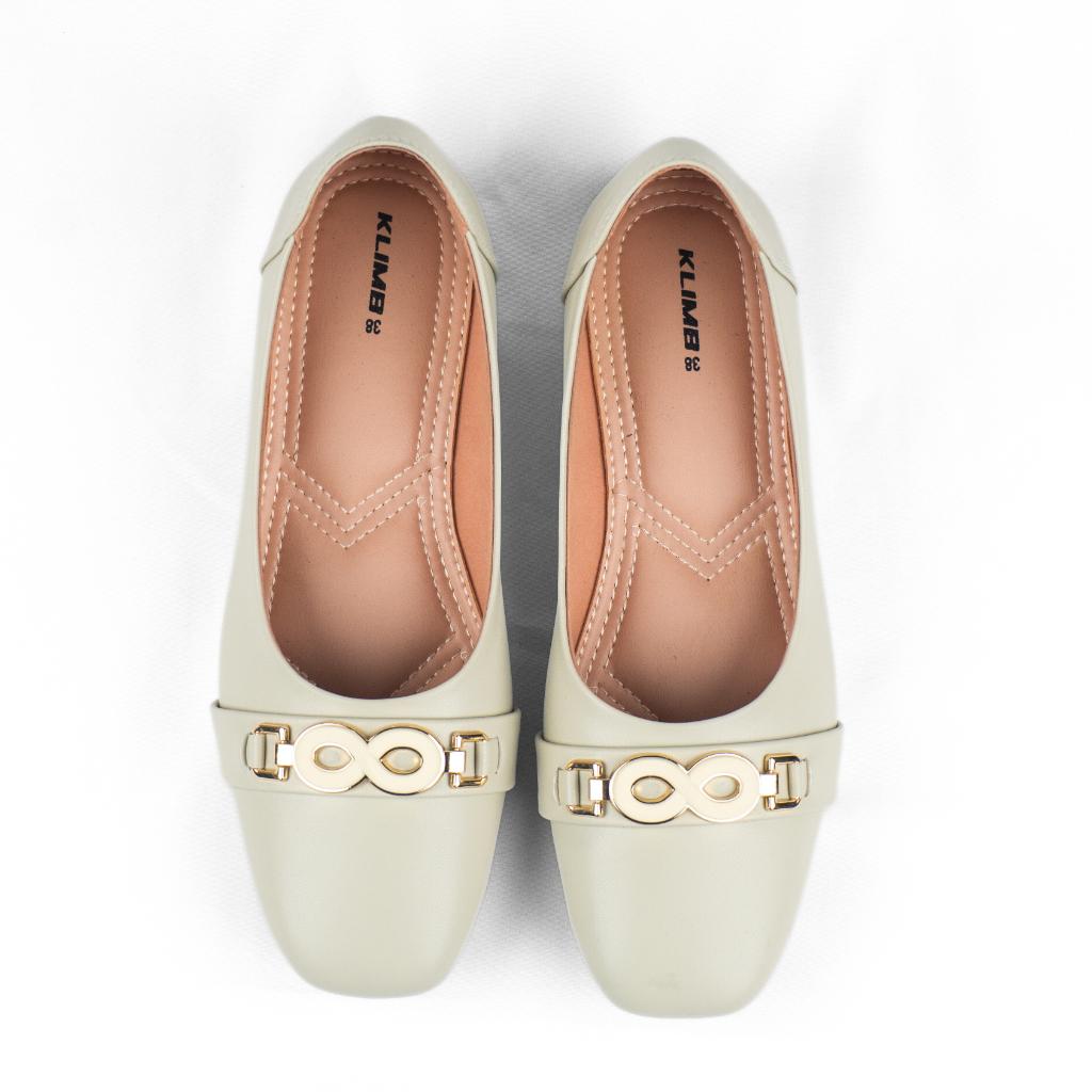 Ruth Pumpy Mid Heel - Paste