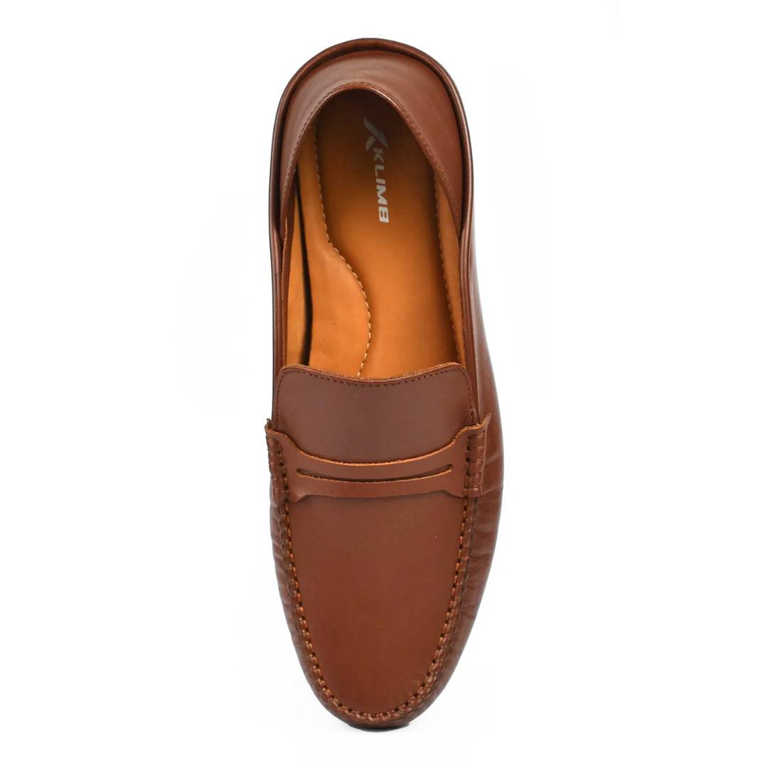 Milan Men's Casual Soft Moccasins - Brown