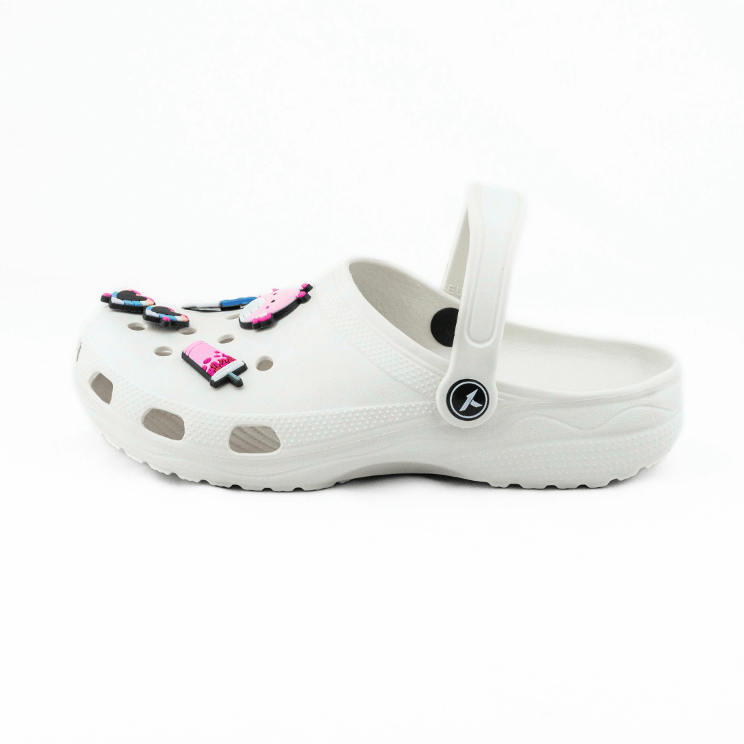 Ready Twist Klimb Klogs - 13A White