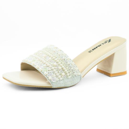 Pearl Ladies Block Heel - Fairy Pink