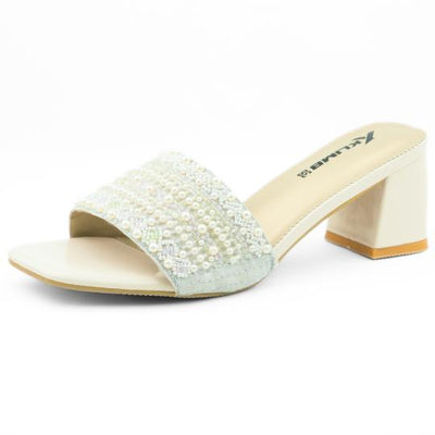 Pearl Ladies Block Heel - Fairy Pink