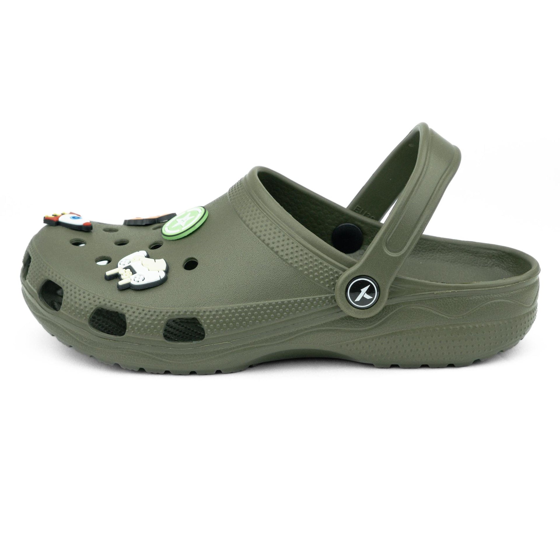 Ready Twist Klimb Klogs - Army Green