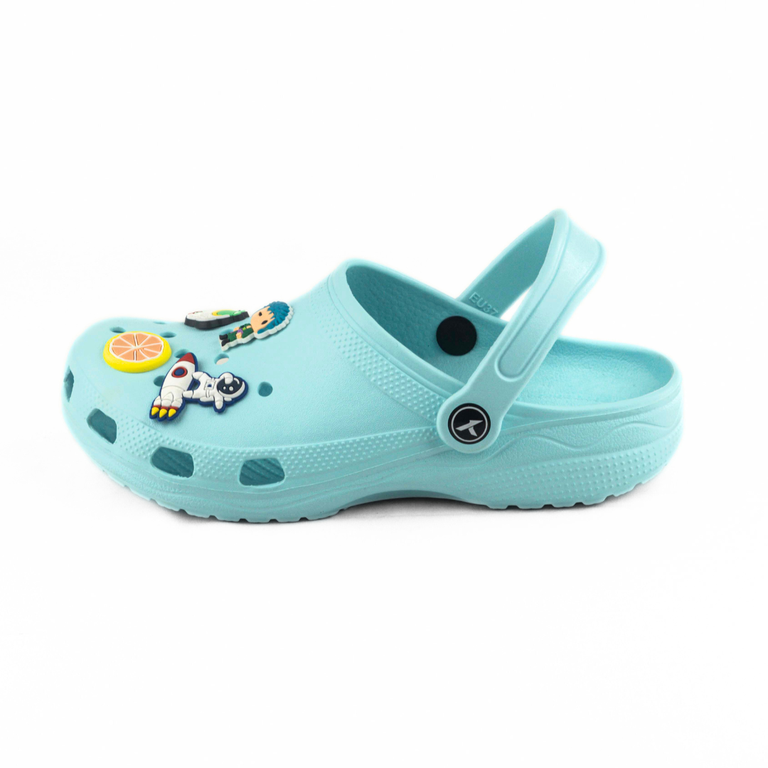 Ready Twist Klimb Klogs - Teal Blue