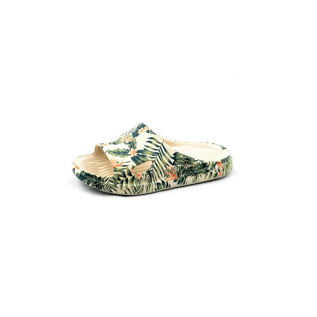 Ultra Soft - Enigma Leaf Print - Beige