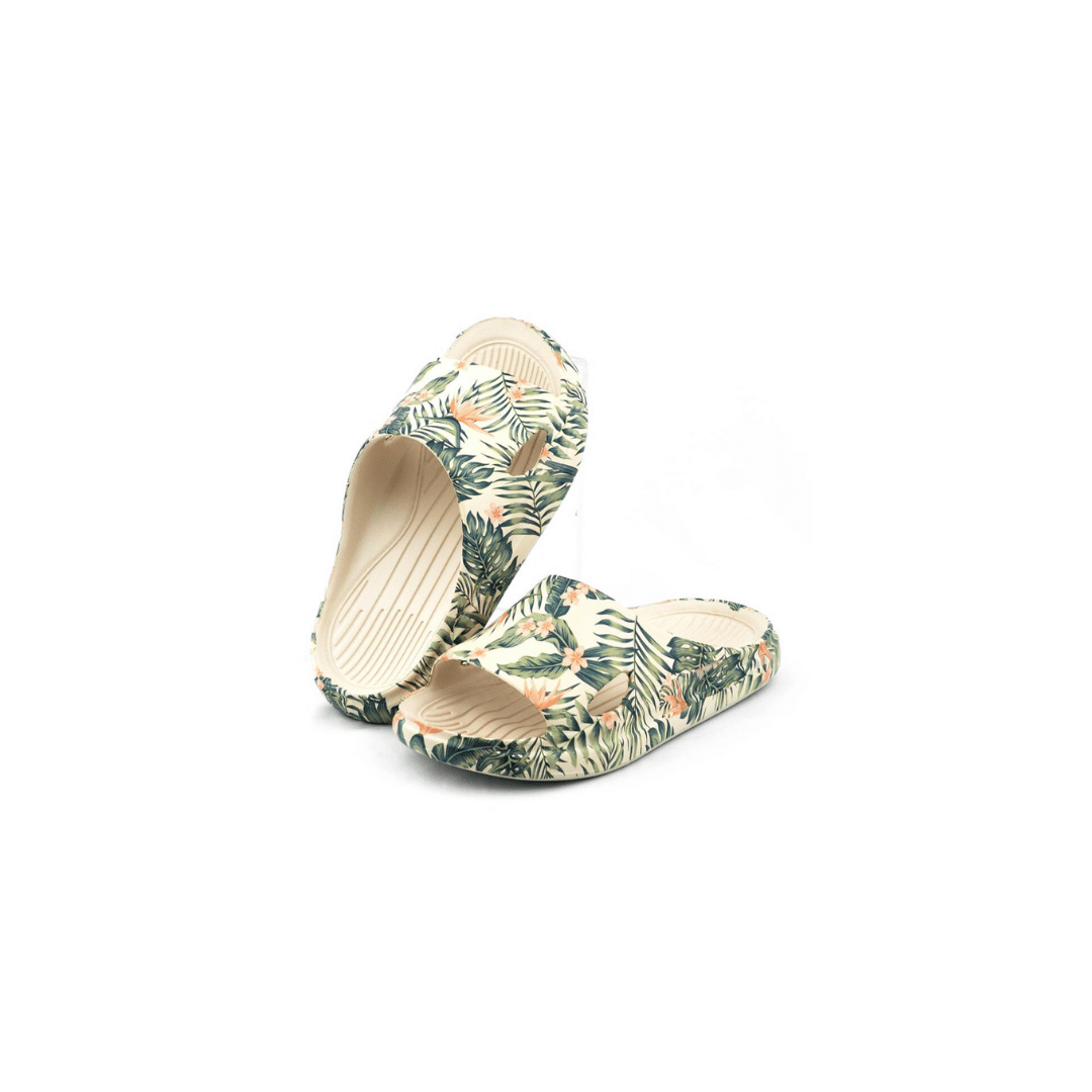 Ultra Soft - Enigma Leaf Print - Beige