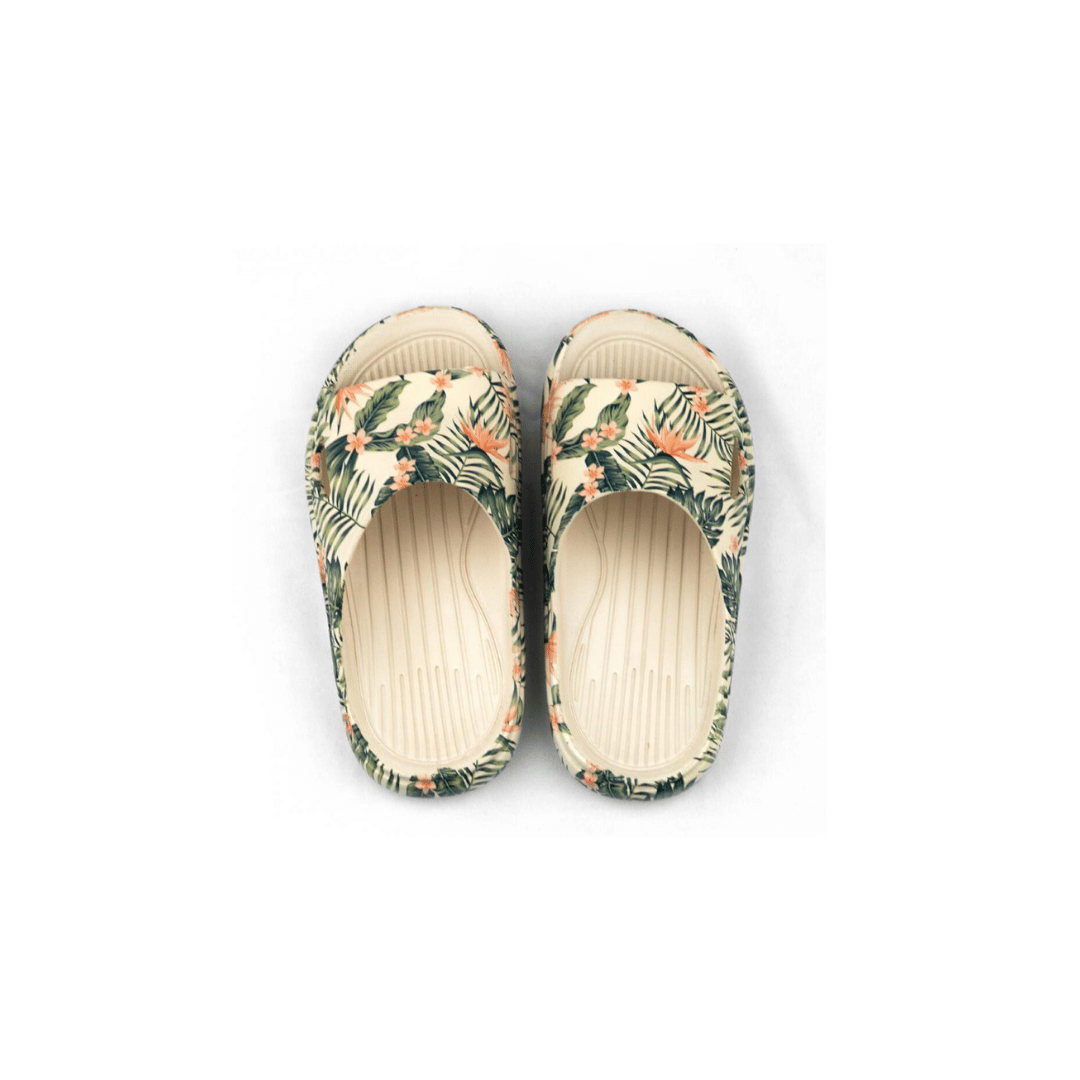 Ultra Soft - Enigma Leaf Print - Beige
