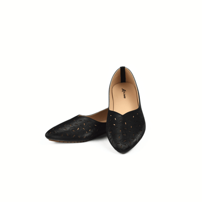 Isabella Ladies Soft Ballerina - Black