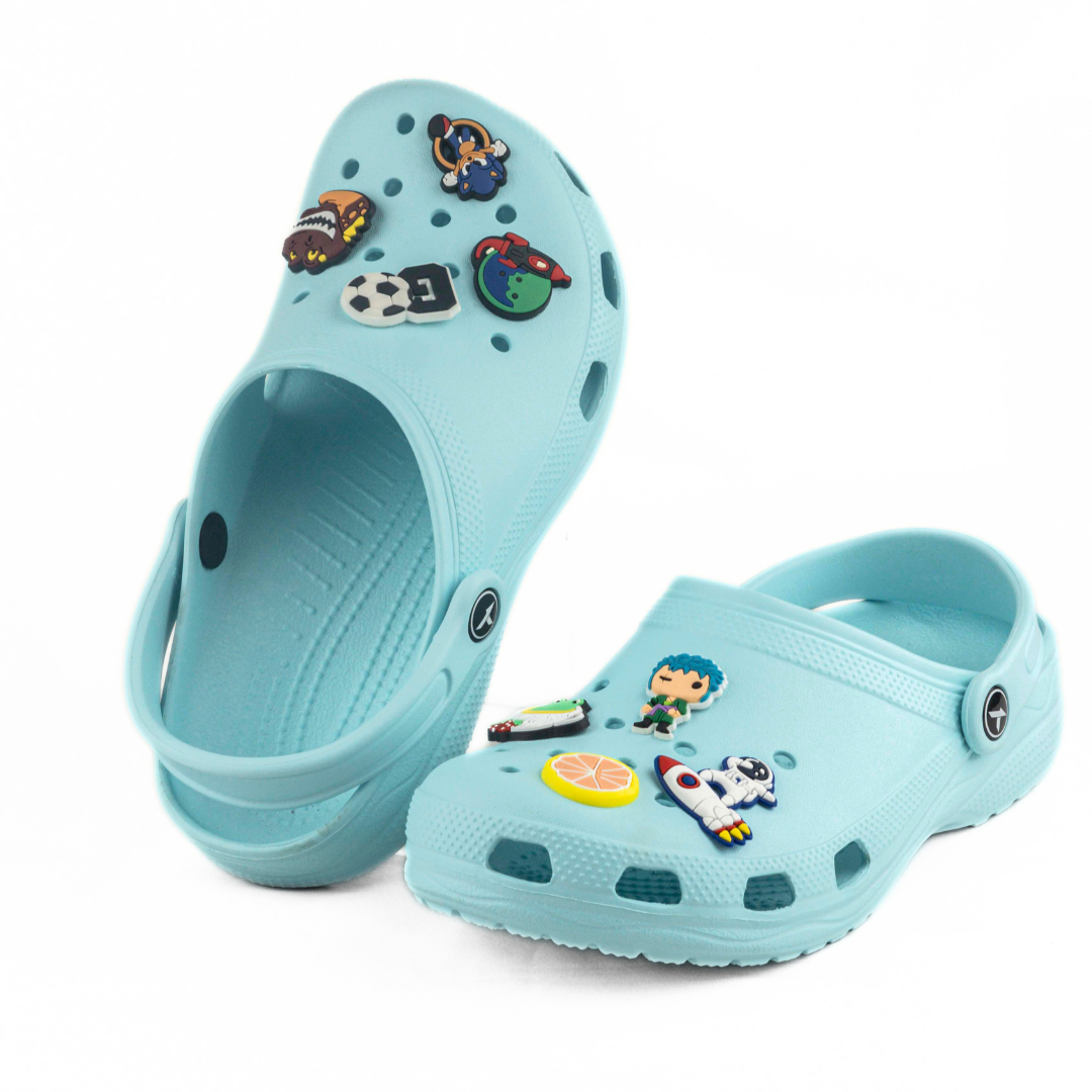 Ready Twist Klimb Klogs - Teal Blue
