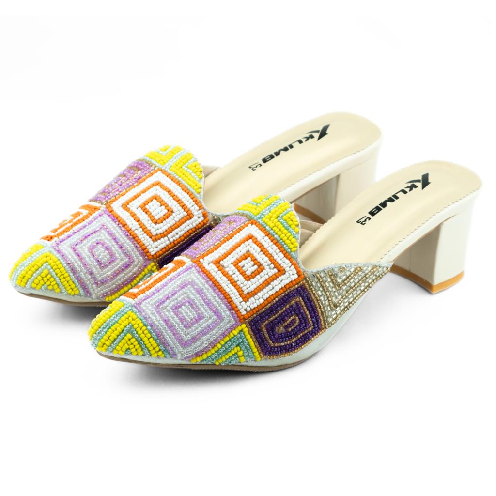 Lisa Ladies Mule Block Heel