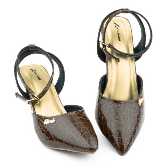 Leduna Ladies Stylish Heel -  Brown