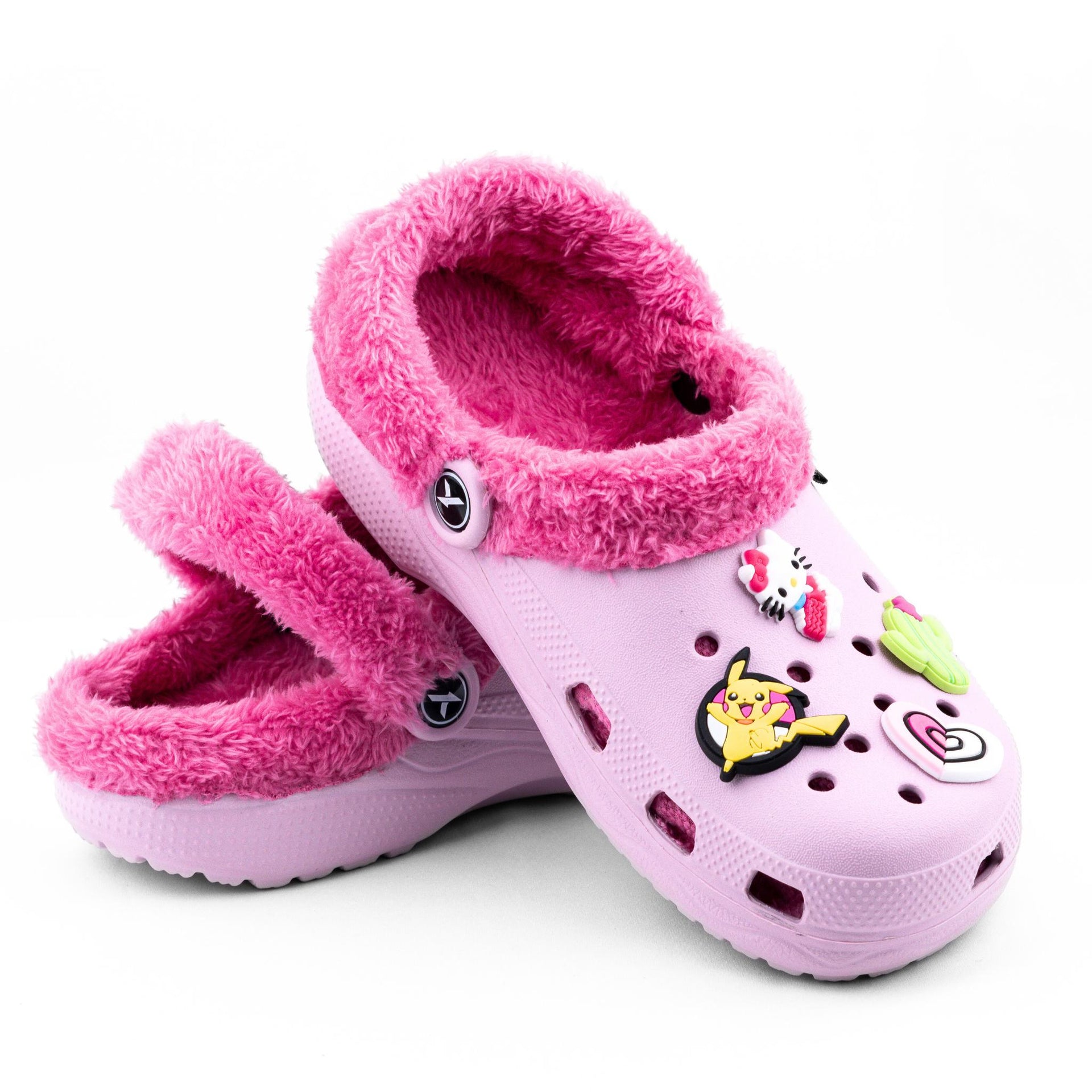 Ready Twist Winter Klogs - Raspberry Pink