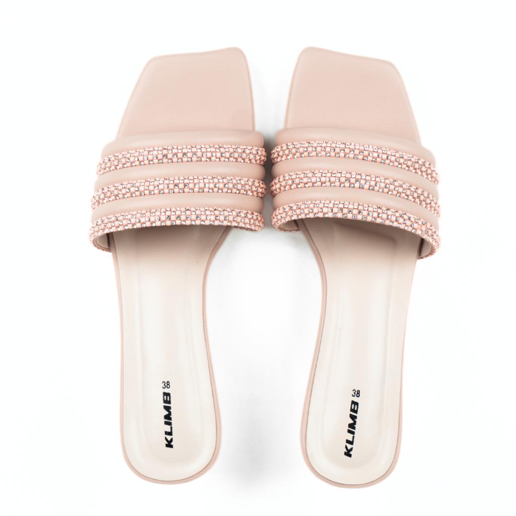 Clara Ladies Fashion Heel - Cream