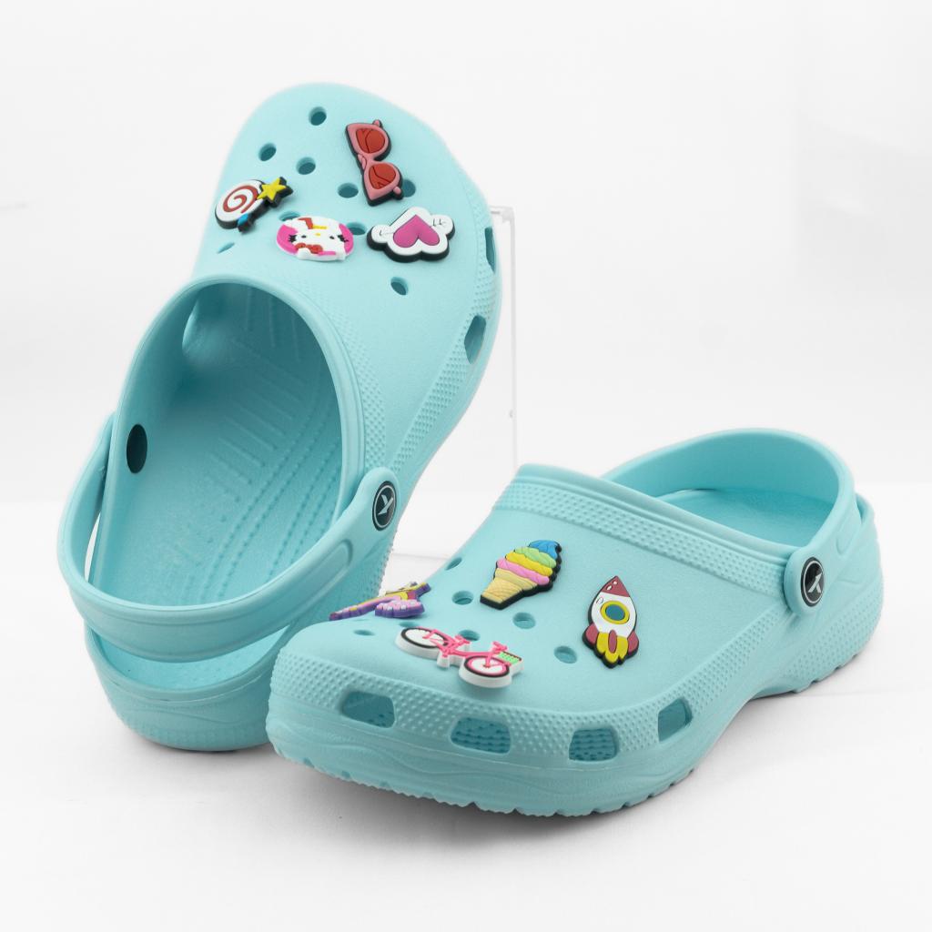 Ready Twist Klimb Klogs - Teal blue