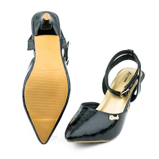 Leduna Ladies Stylish Heel -  Black