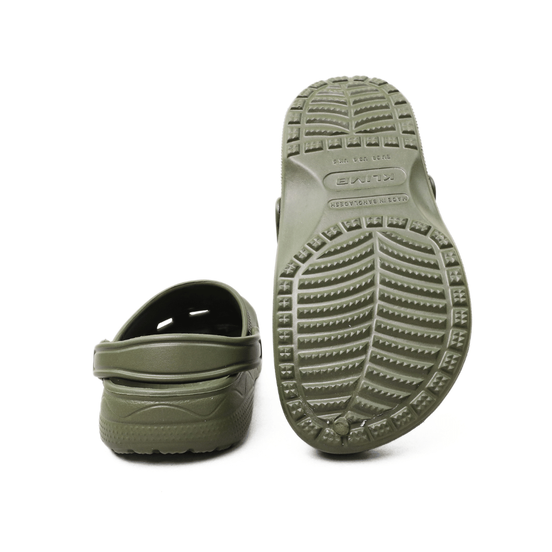 Klimb Klogs - Army Green