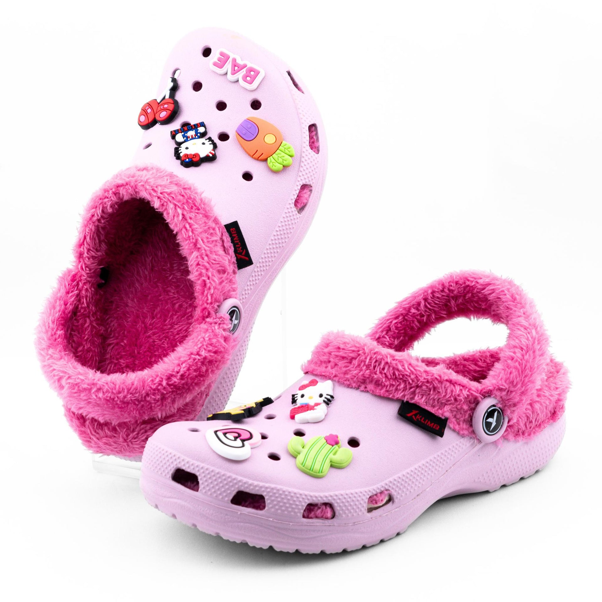 Ready Twist Winter Klogs - Raspberry Pink