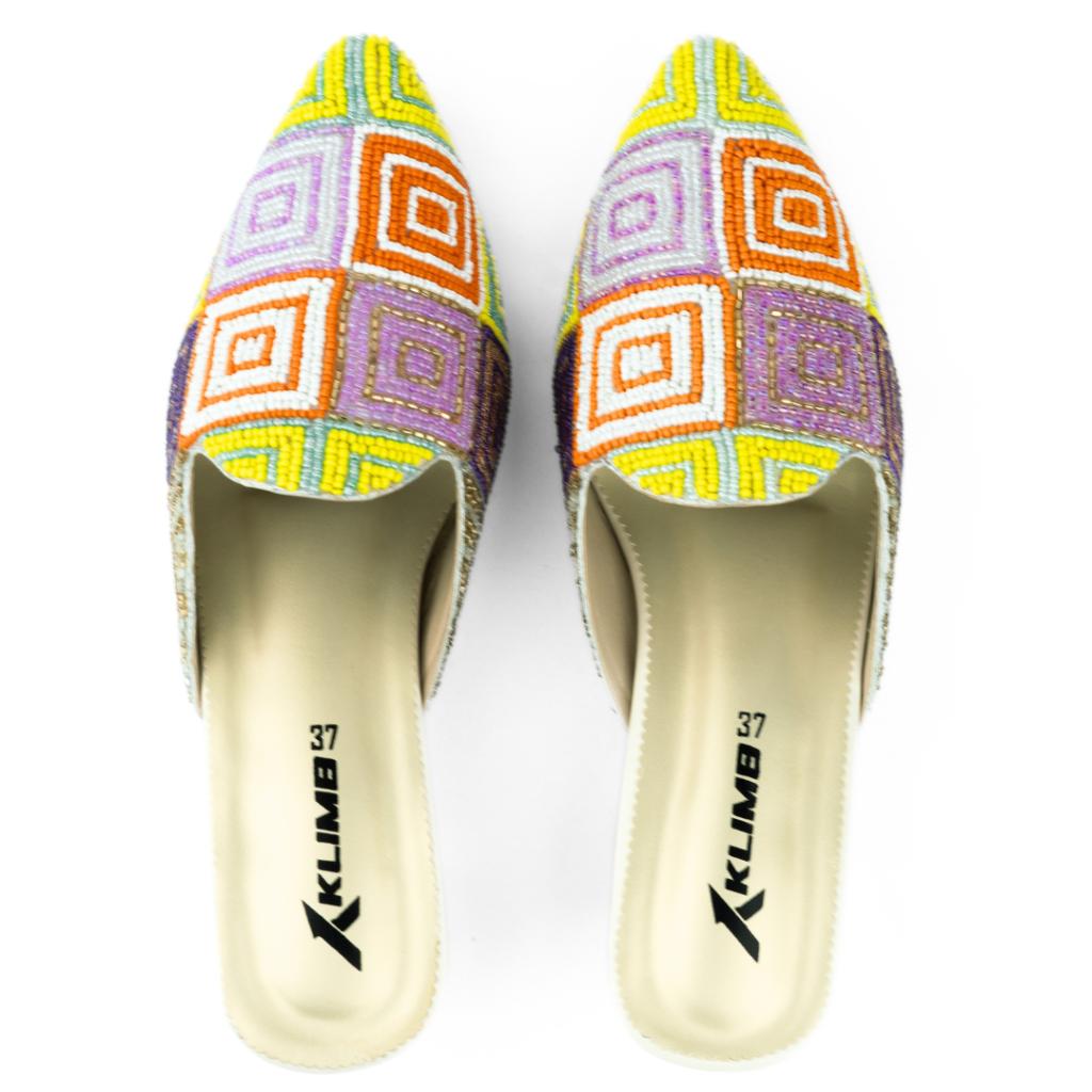 Lisa Ladies Mule Block Heel