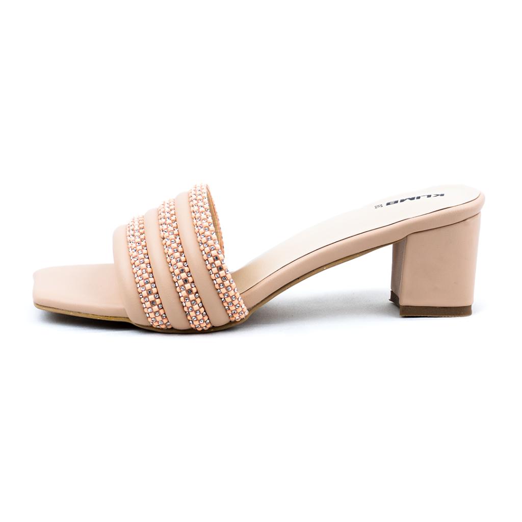 Clara Ladies Fashion Heel - Cream