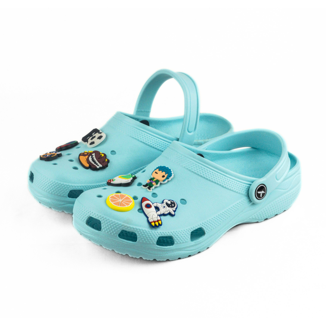 Ready Twist Klimb Klogs - Teal Blue