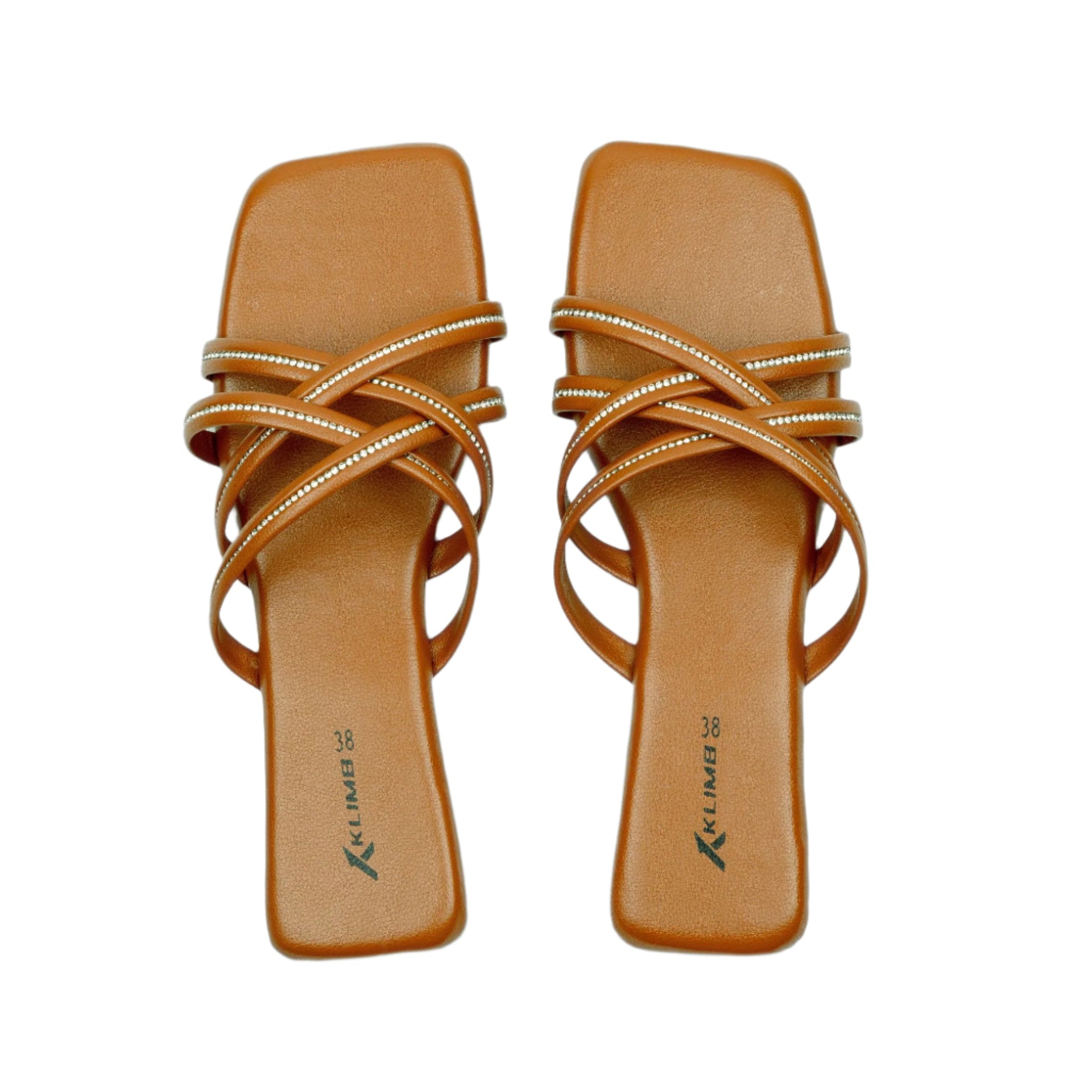 Spark Ladies Flat Sandal - Tan
