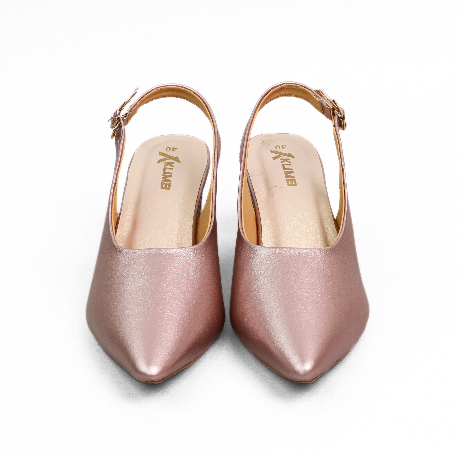 Hazzle Ladies Mule Block Heel - Raspberry Pink