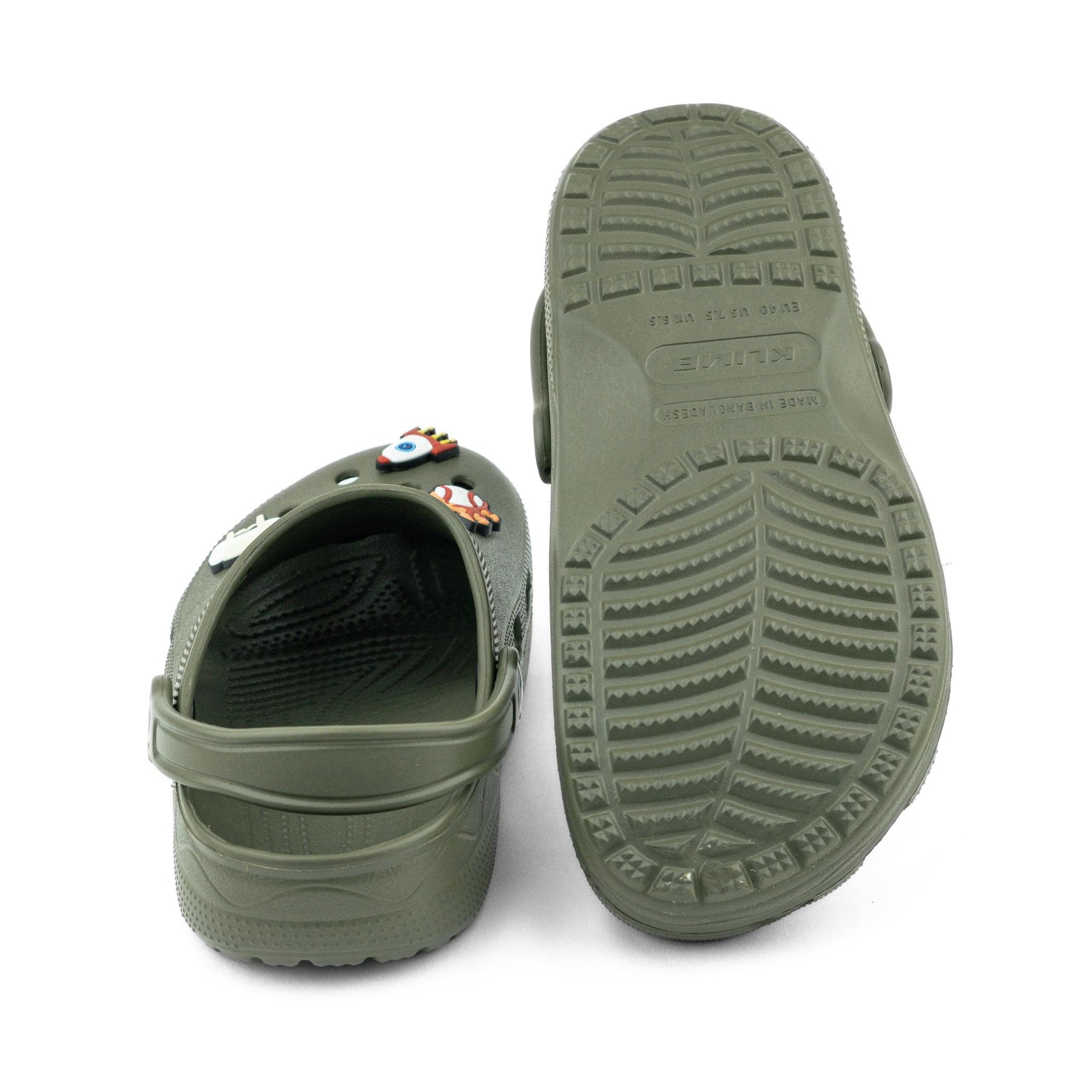 Ready Twist Klimb Klogs - Army Green