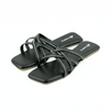 Spark Ladies Flat Sandal - Black