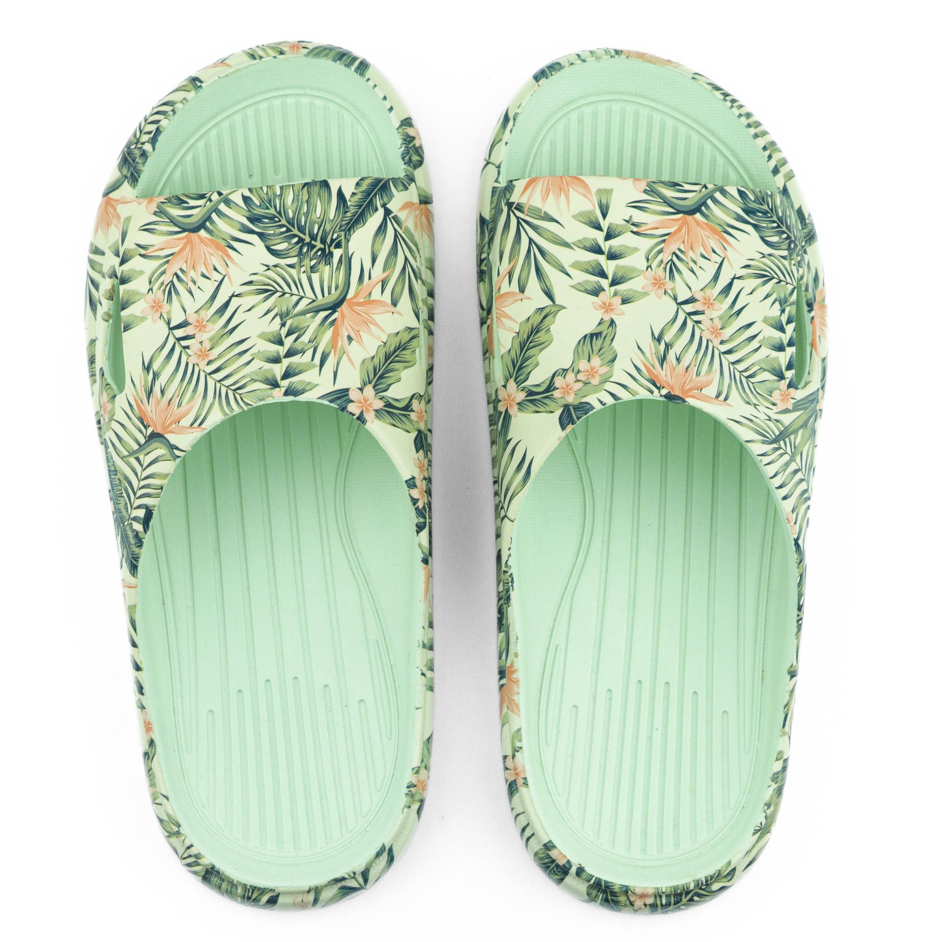 Ultra Soft Leaf Print - Honey Dew