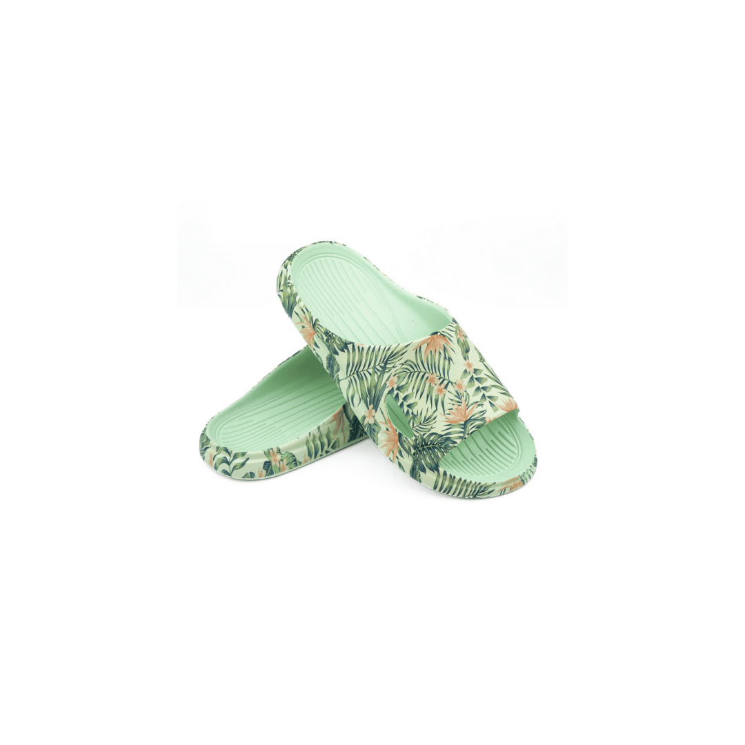 Ultra Soft Leaf Print - Honey Dew