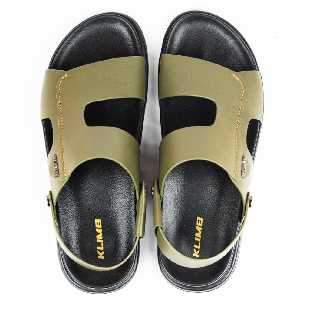 Leonardo Mens sandal - Olive