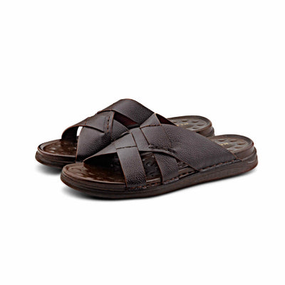 Pillow Men's sandal - Chocolate