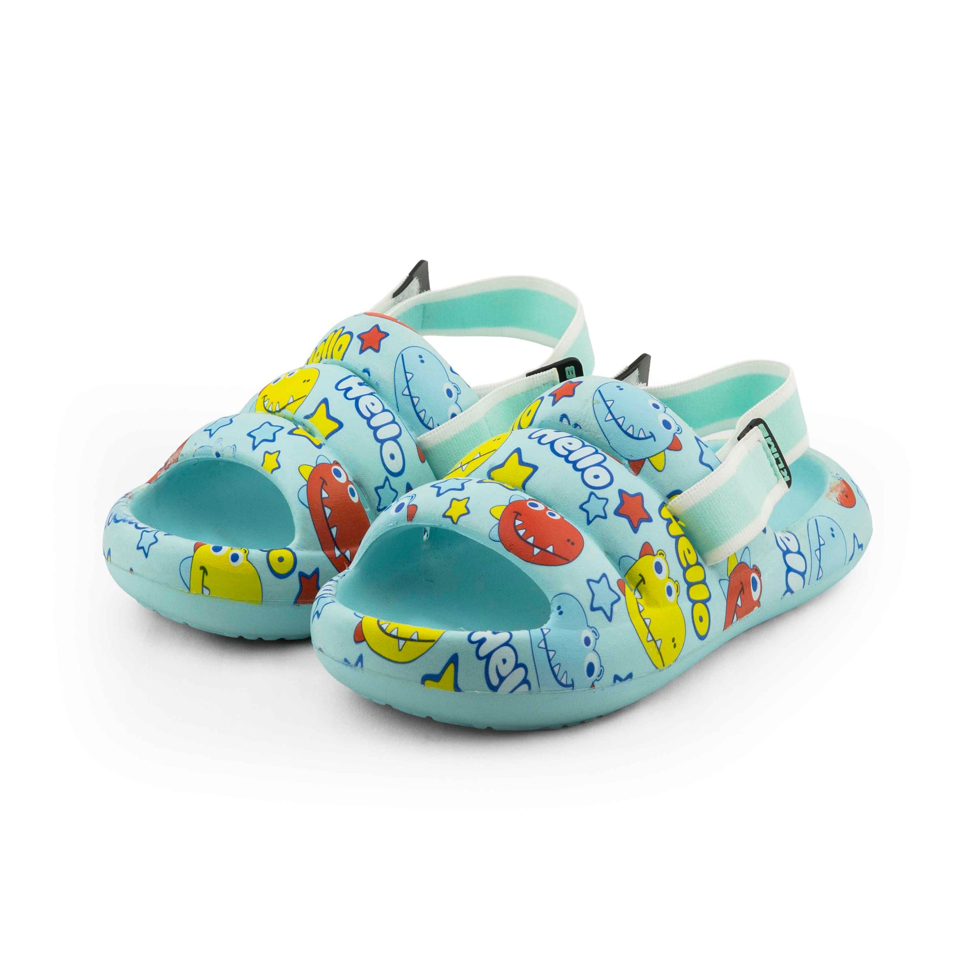 Bumble Bee Hello Dino - Teal Blue