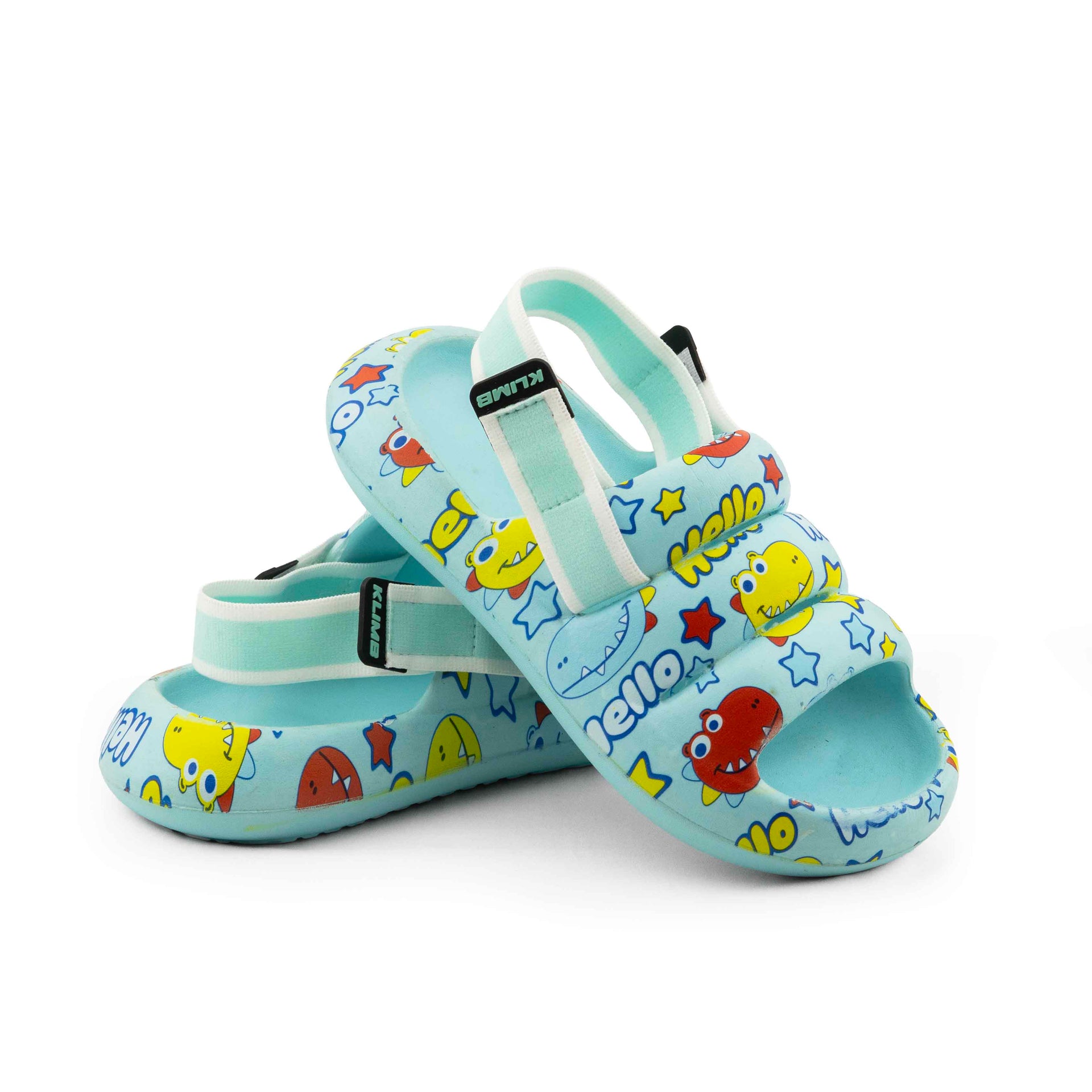 Bumble Bee Hello Dino - Teal Blue