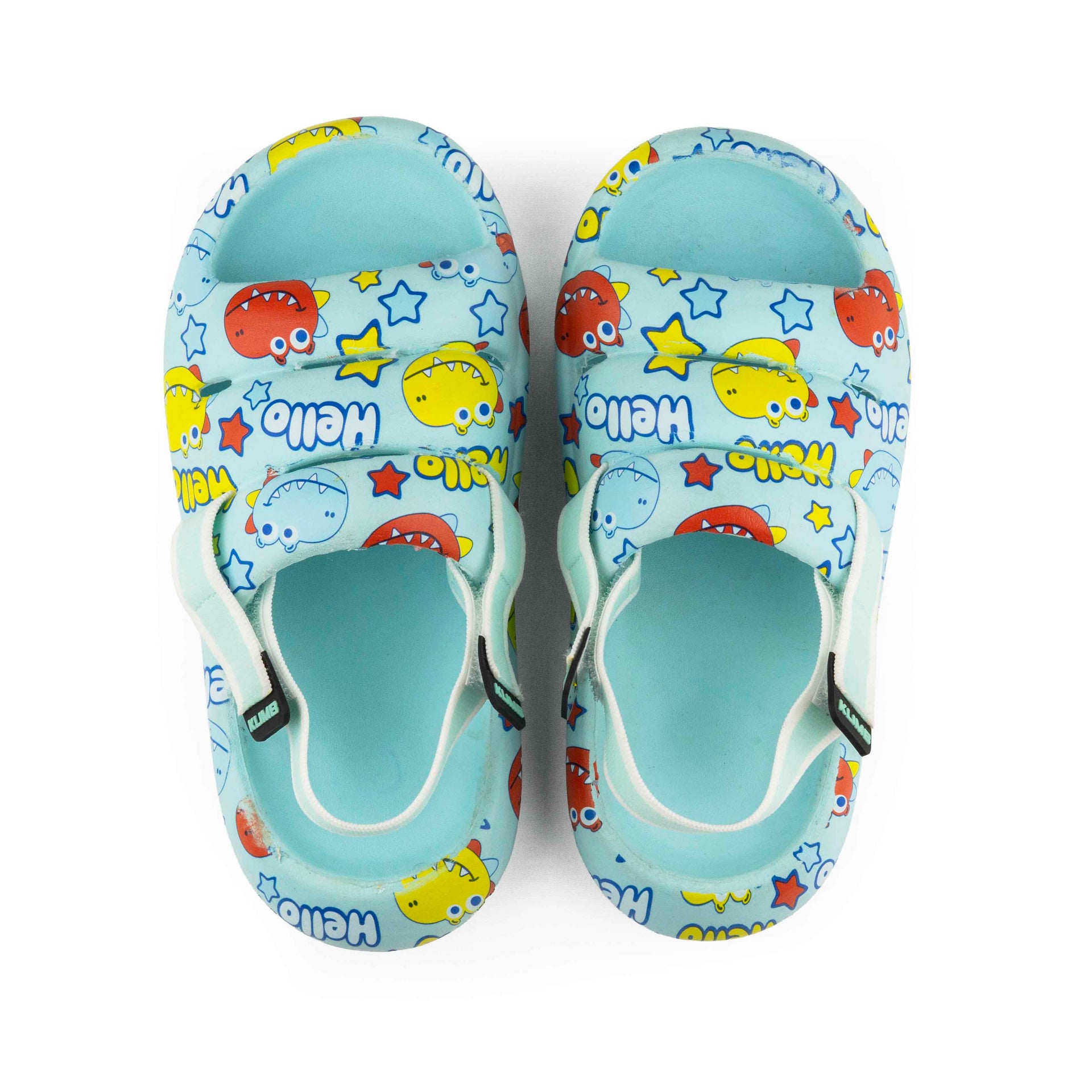 Bumble Bee Hello Dino - Teal Blue