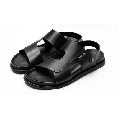 Leonardo Mens sandal - Black