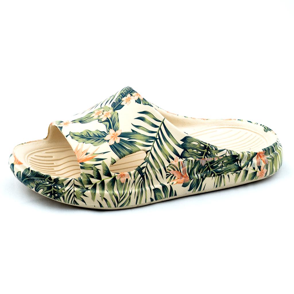 Ultra Soft - Enigma Leaf Print - Beige