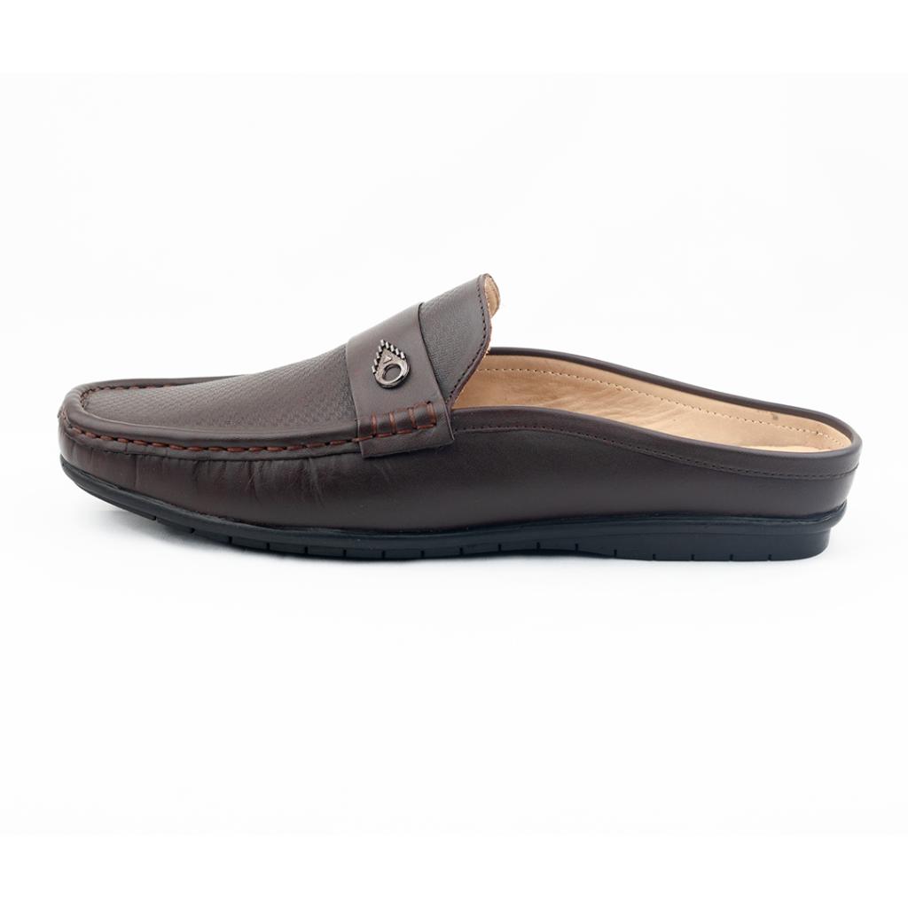Men's Stylish Half-Shoe Cato- Chocolate