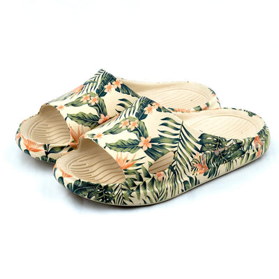 Ultra Soft - Enigma Leaf Print - Beige