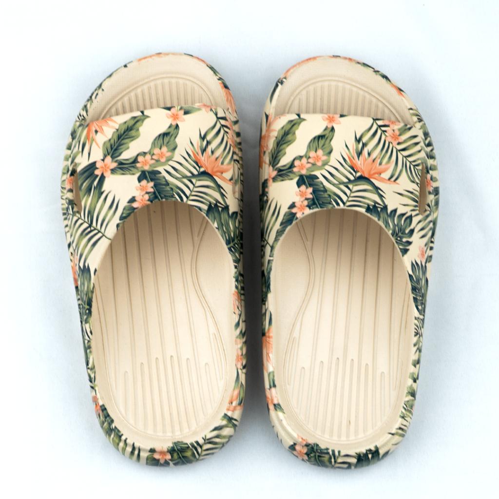 Ultra Soft - Enigma Leaf Print - Beige