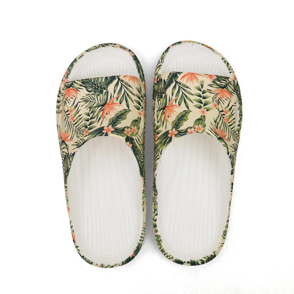 Ultra Soft - Enigma Leaf Print - white