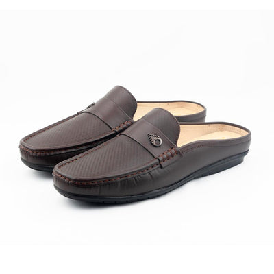 Men's Stylish Half-Shoe Cato- Chocolate