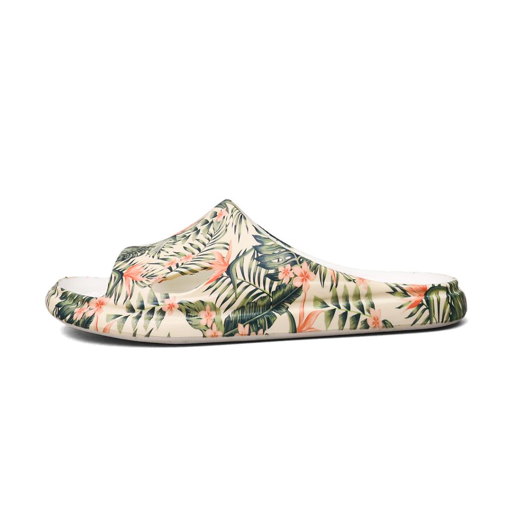 Ultra Soft - Enigma Leaf Print - white