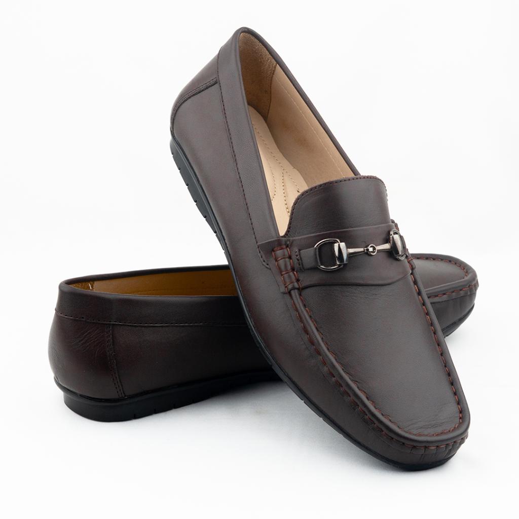 Men's Stylish Moccasin Bruno - Chocolate