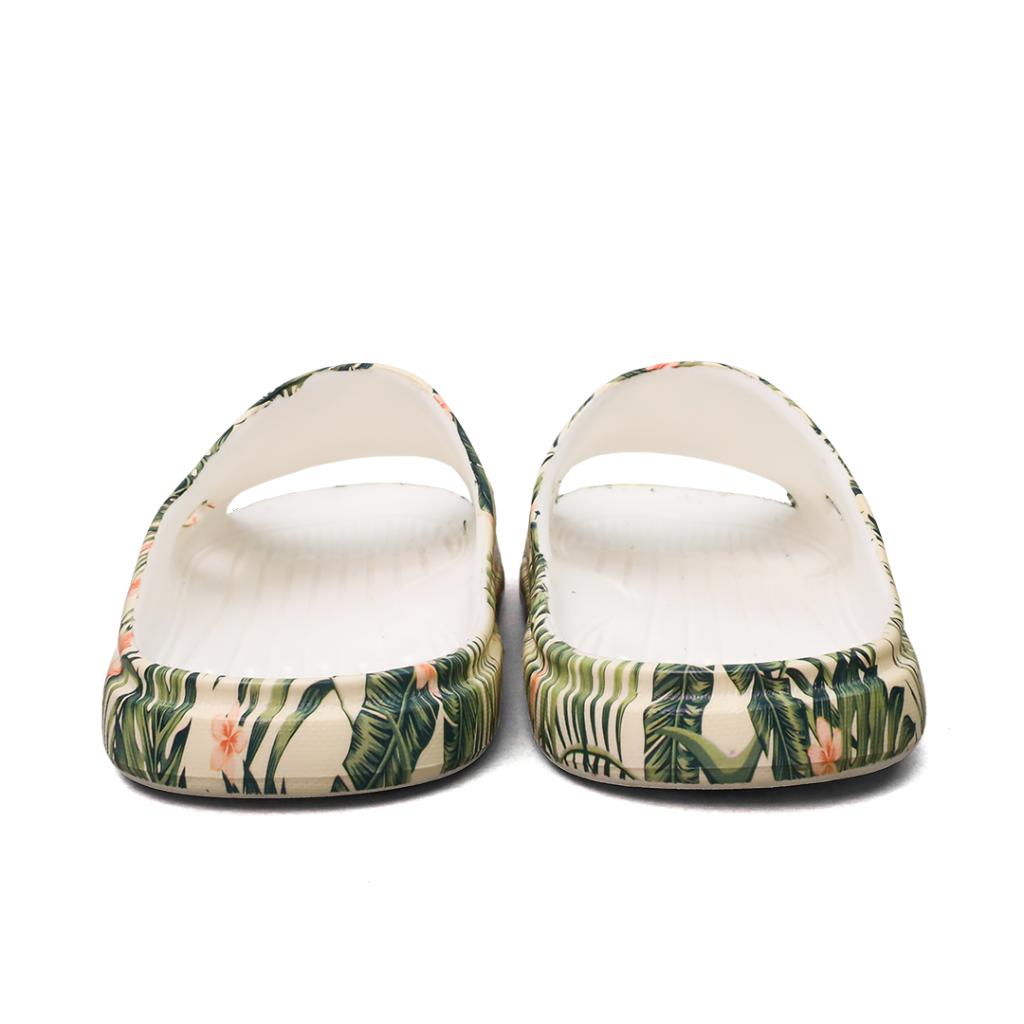 Ultra Soft - Enigma Leaf Print - white