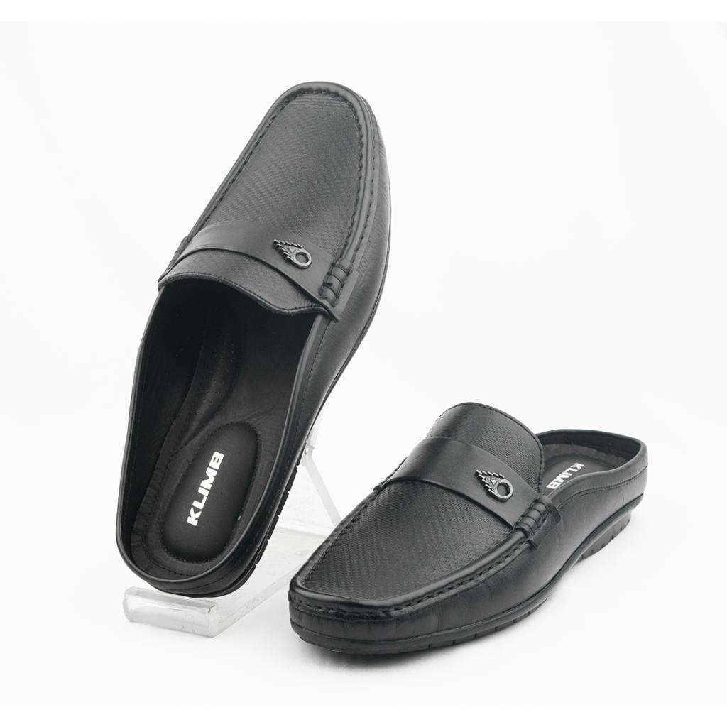Men's Stylish Half-Shoe Cato- Black
