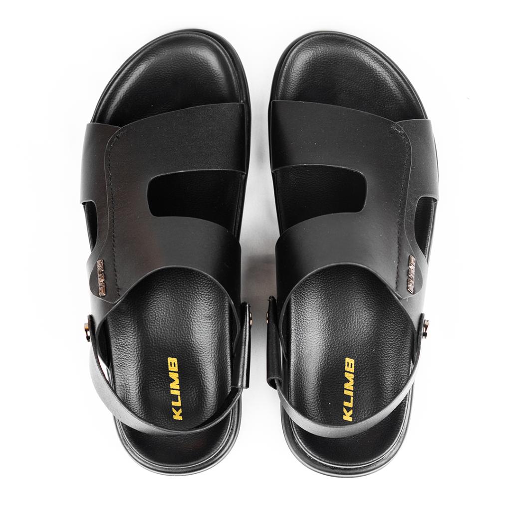Leonardo Mens sandal - Black