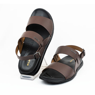 Elis Mens sandal - Dark Brown